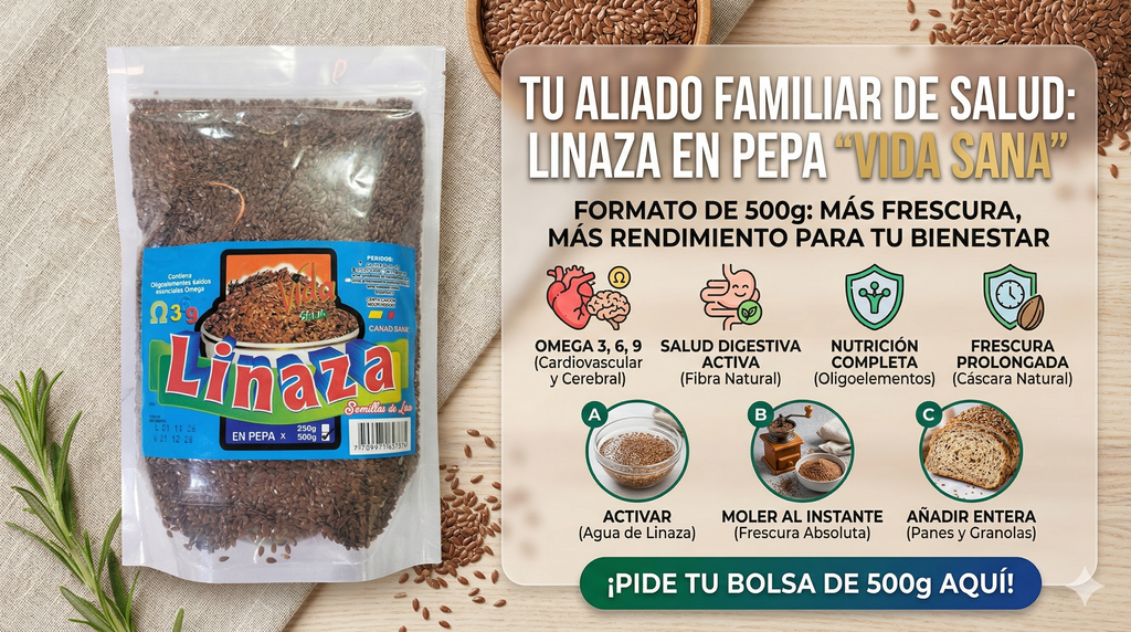 Linaza Pepa Canadiense Vid-San 500g