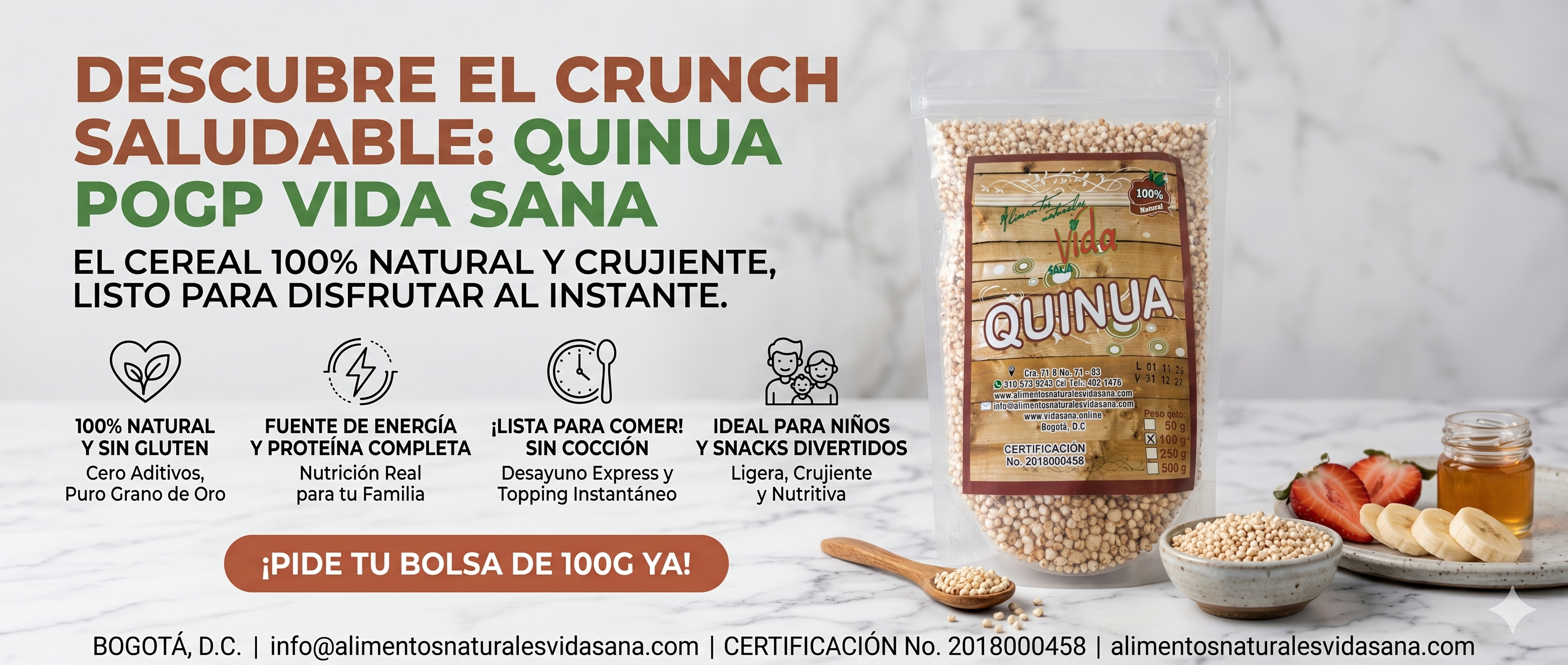 Quinua Pop Vid-San 100g
