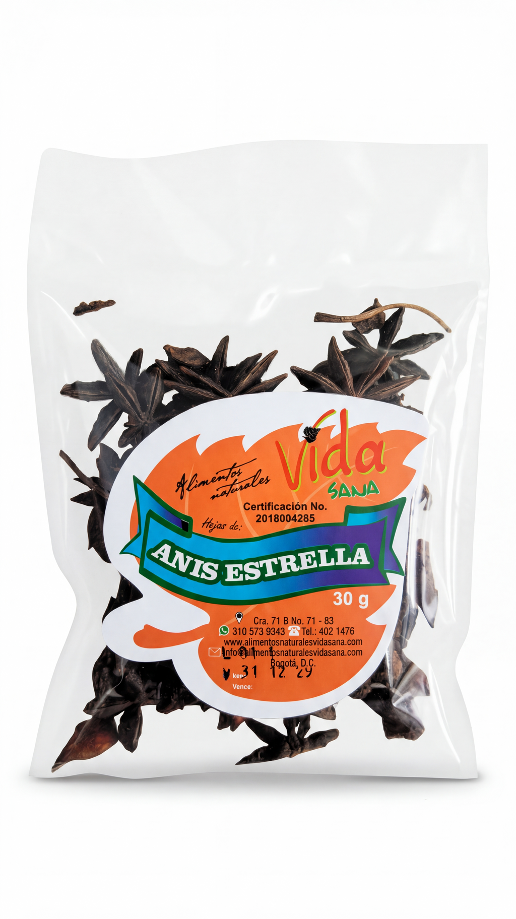 Anís Estrella Vid-San 30g
