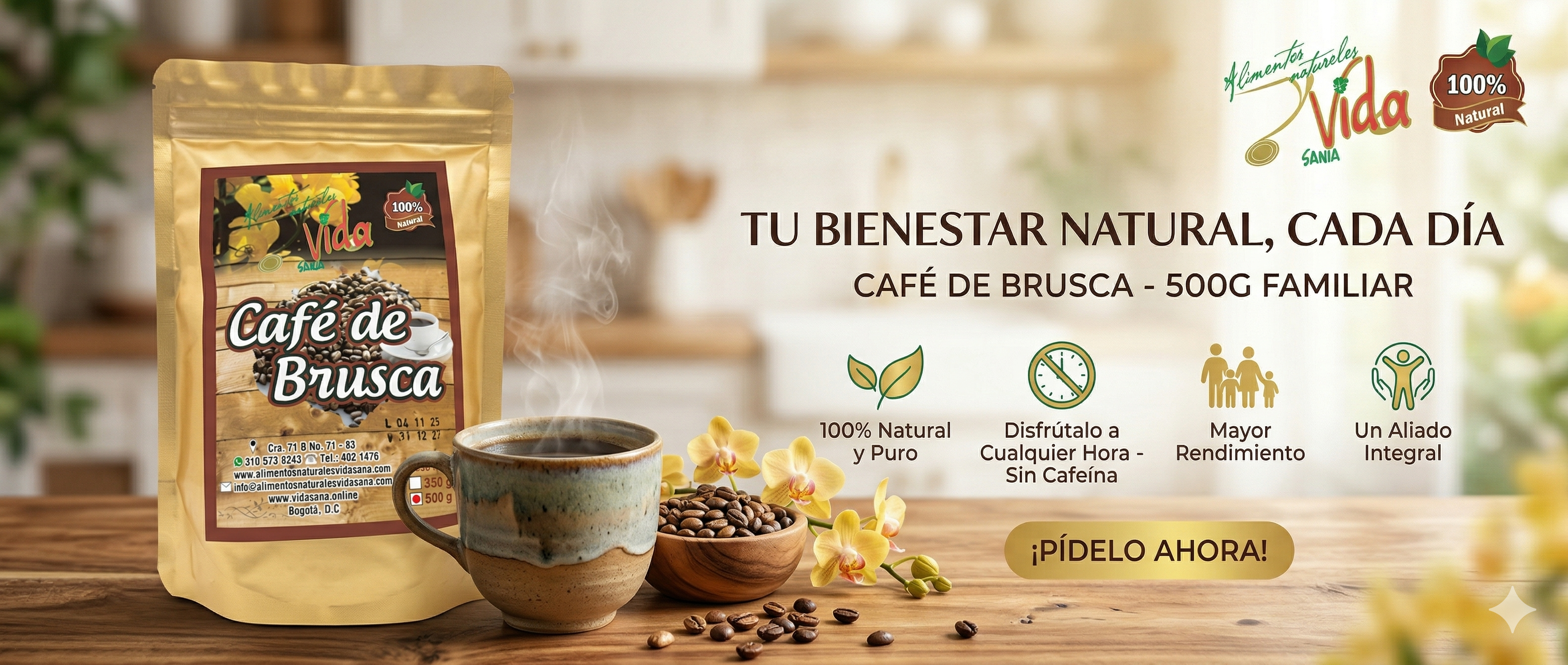 Café de Brusca Vida Sana - 500g