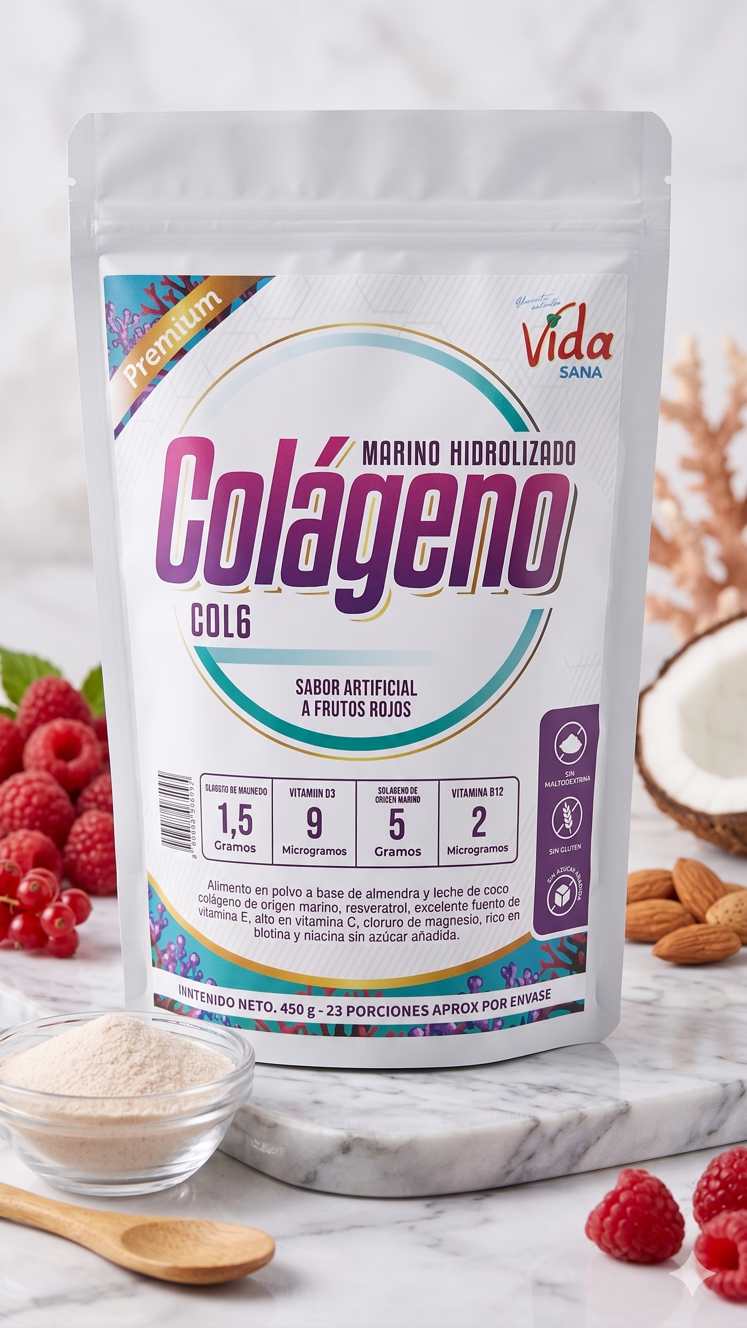 Colageno Marino Hidrolizado Vid-San 450g