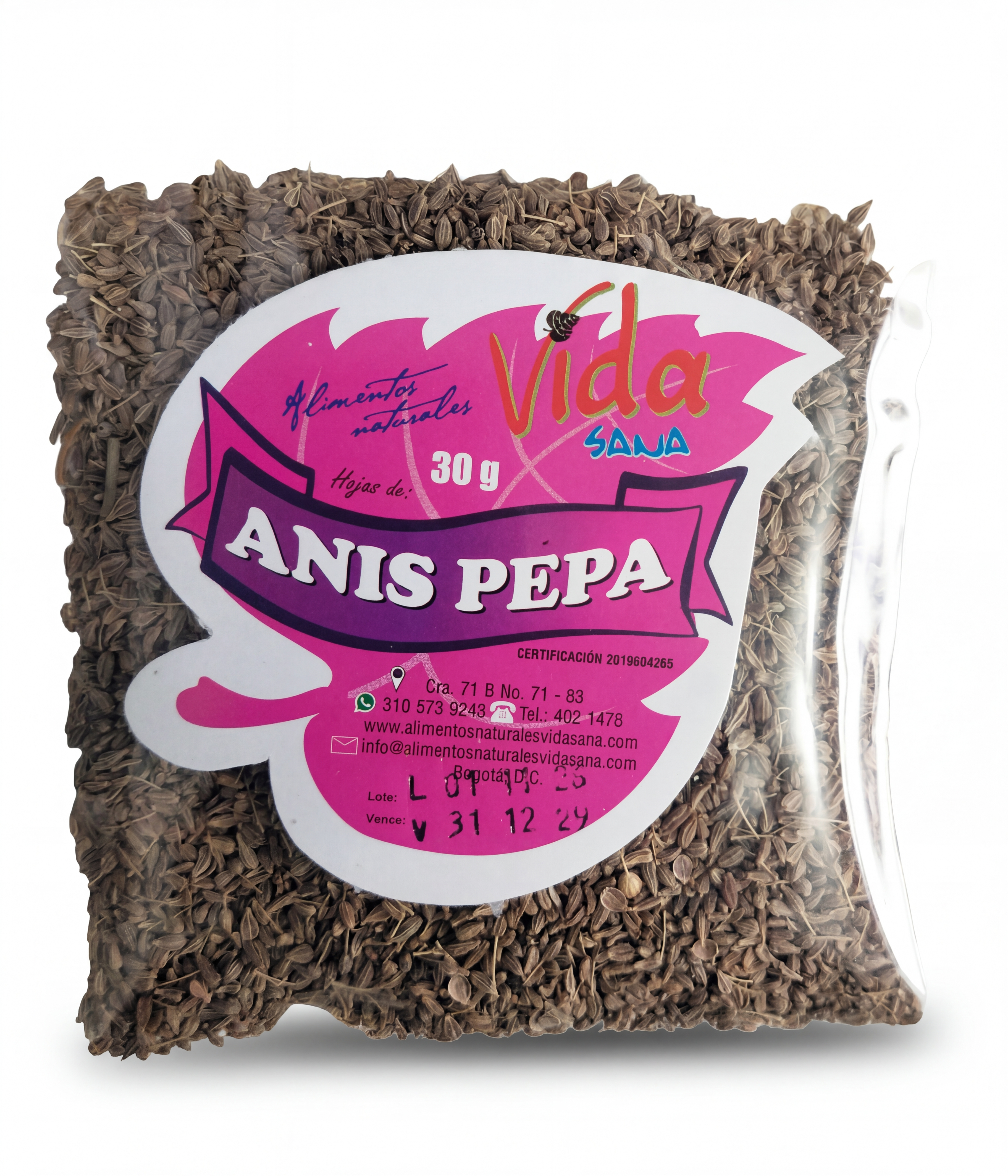 Anís Pepa Vid-San 30g