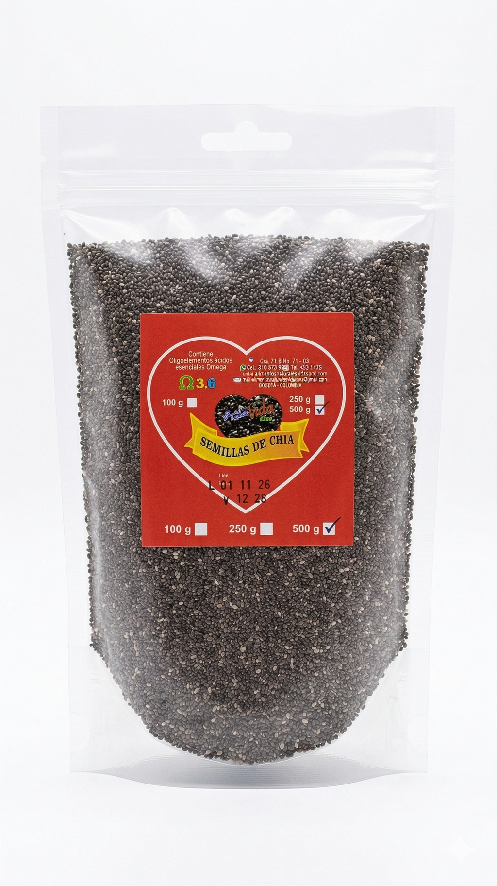 Semillas de Chía Vid San - 500g