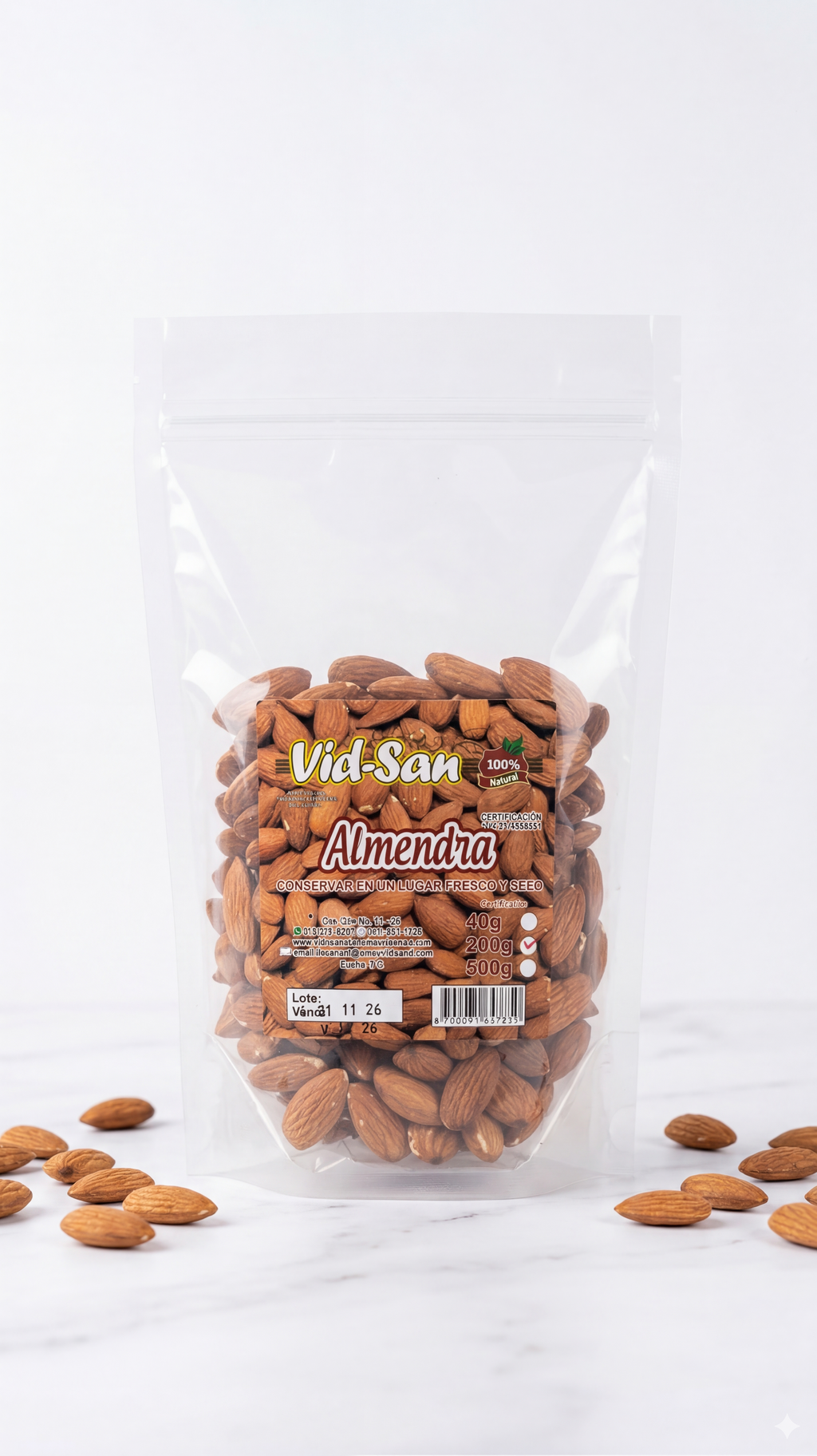 Almendra Natural Vid-San