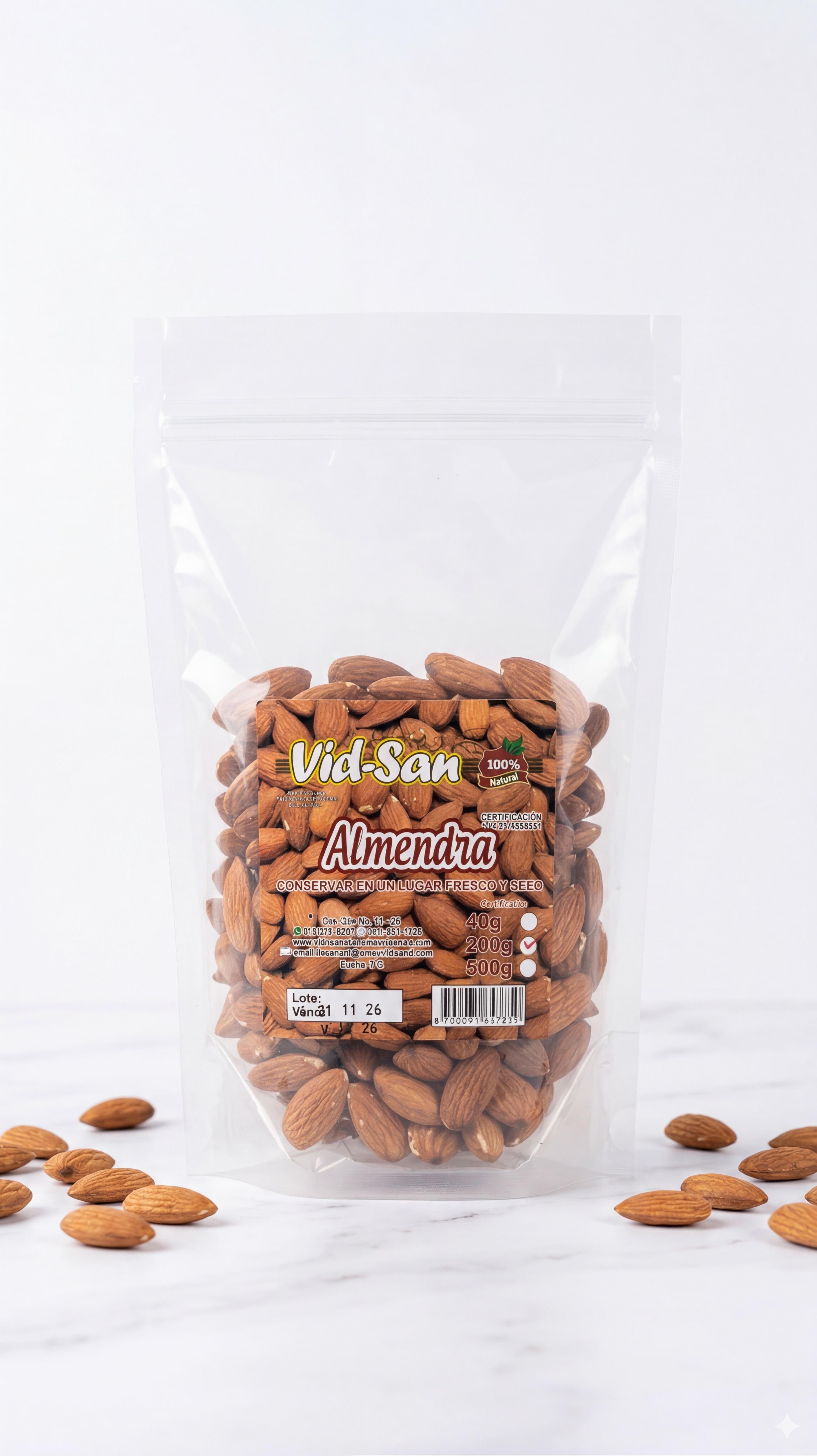 Almendra Natural Vid-San