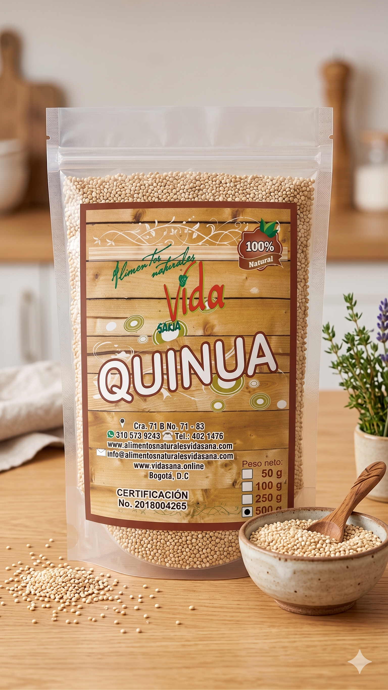 Quinua Pepa Vid-San 500g