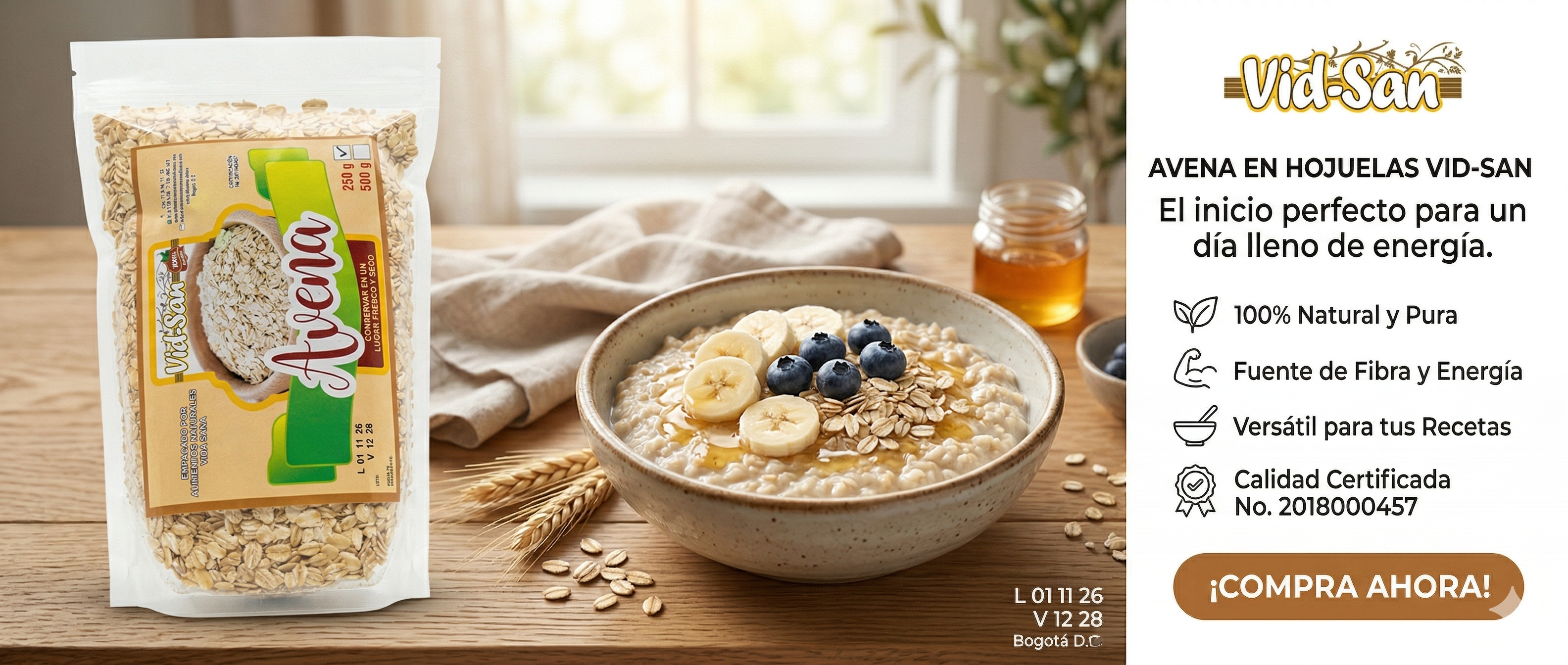 Avena en Hojuelas Vid-San 250g