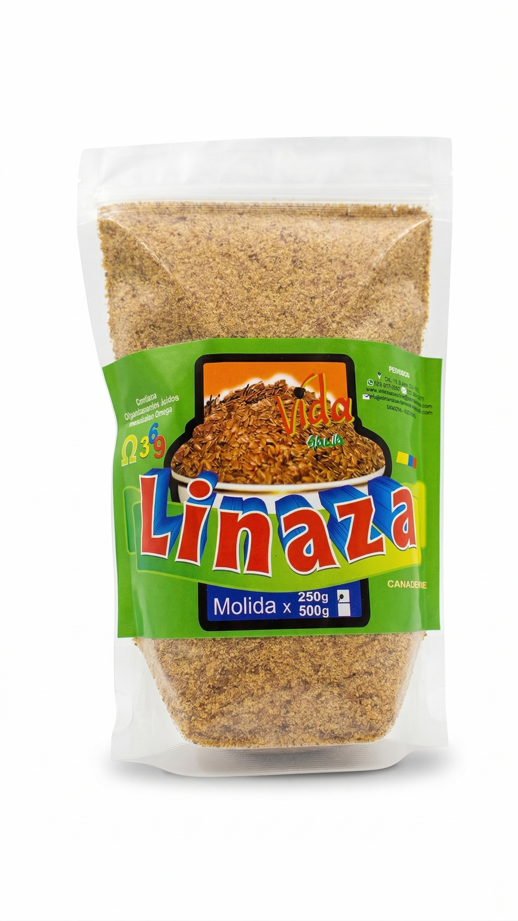 Linaza Molida Canadiense Vid-San 250g