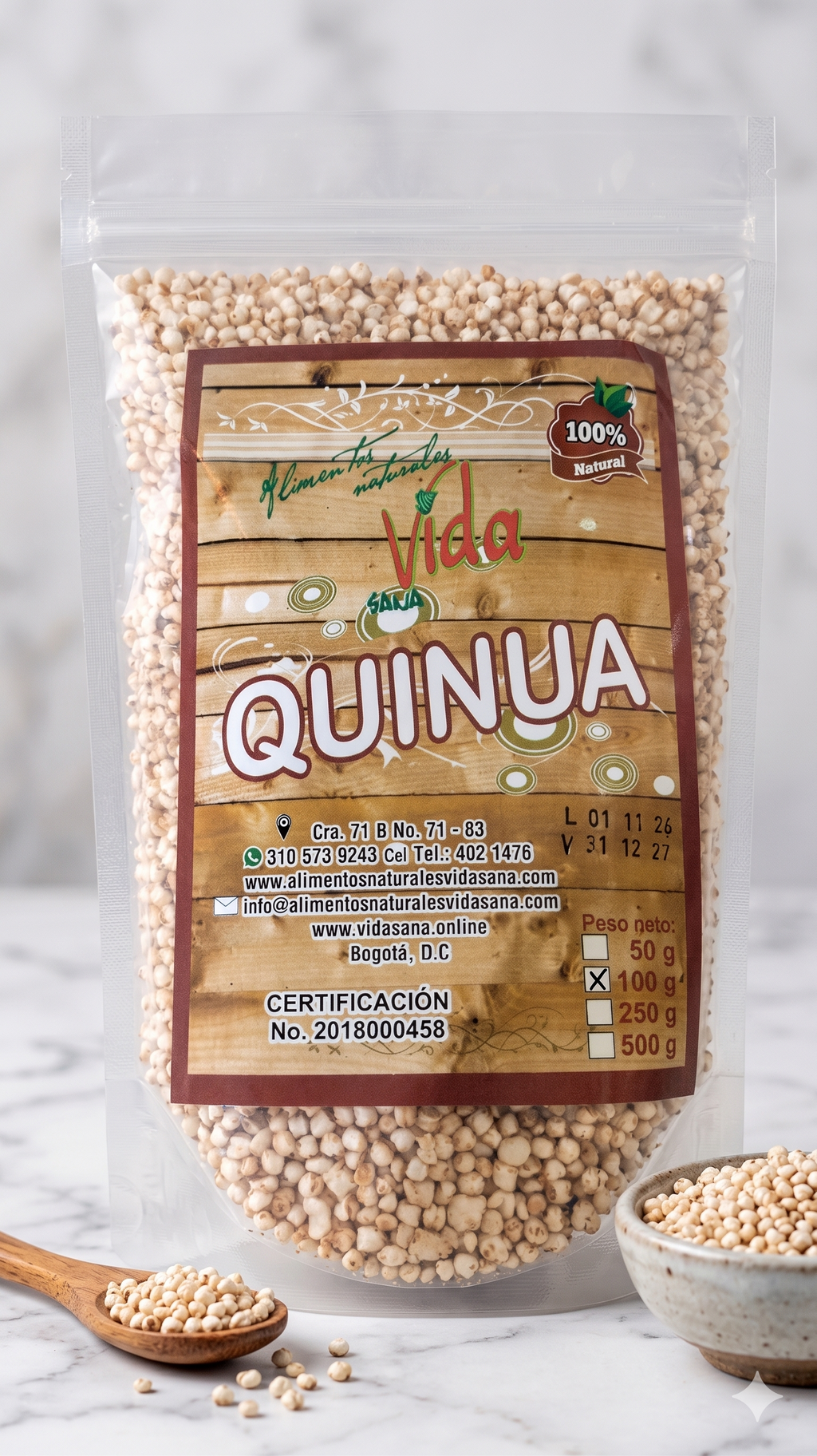 Quinua Pop Vid-San 100g