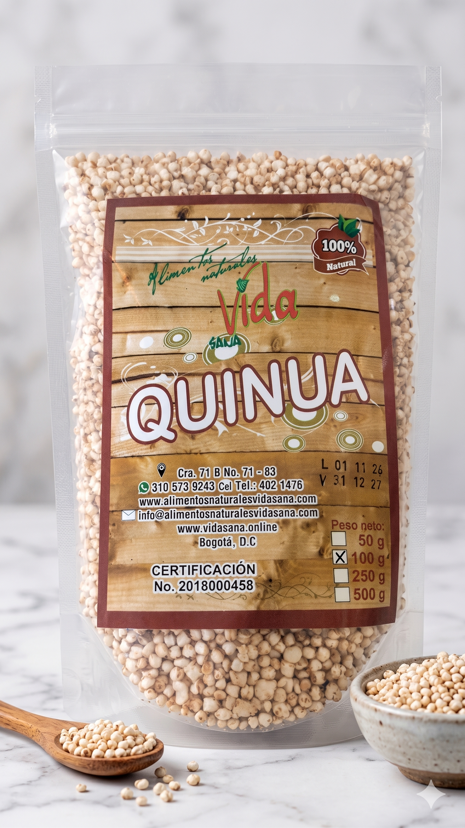 Quinua Pop Vid-San 100g