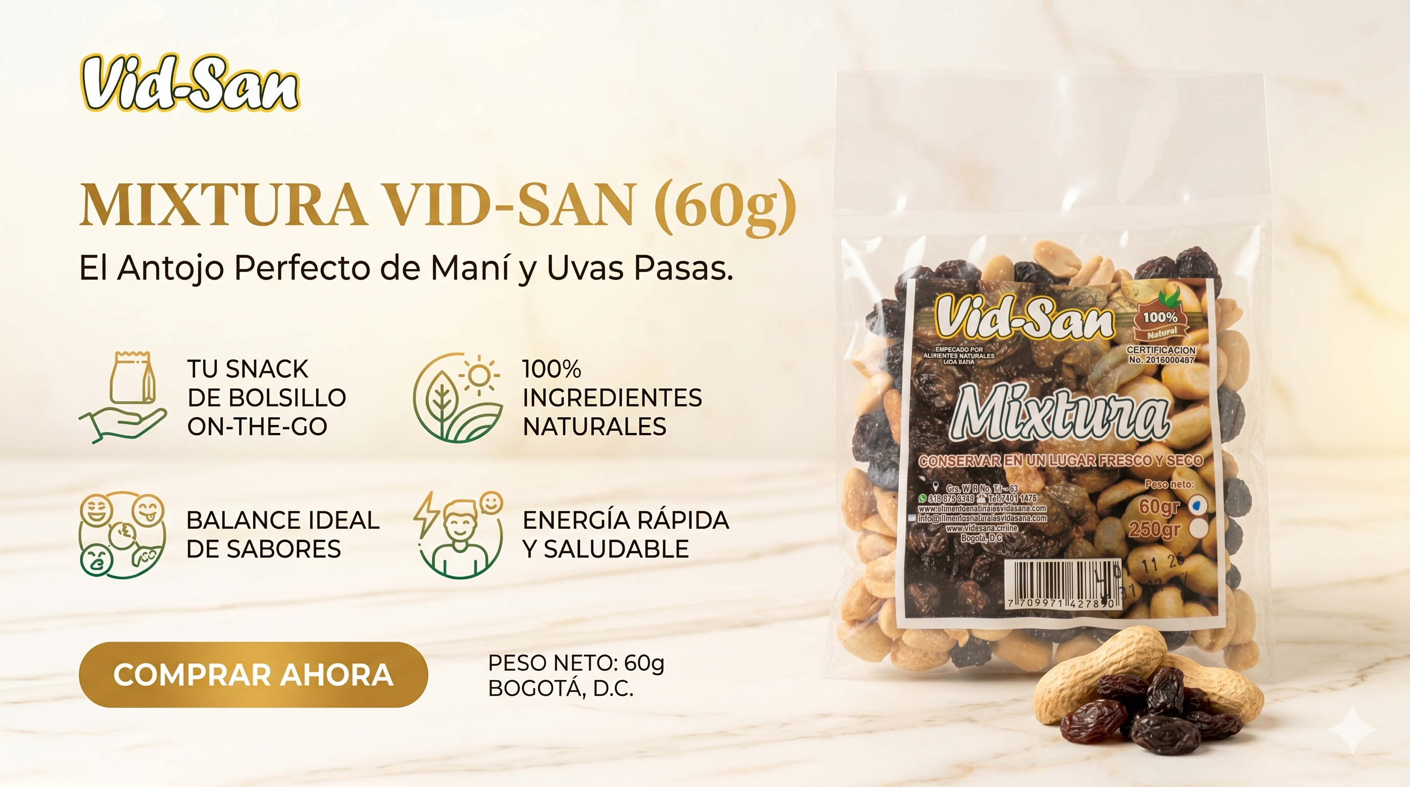 Mixtura Vid - San 60g