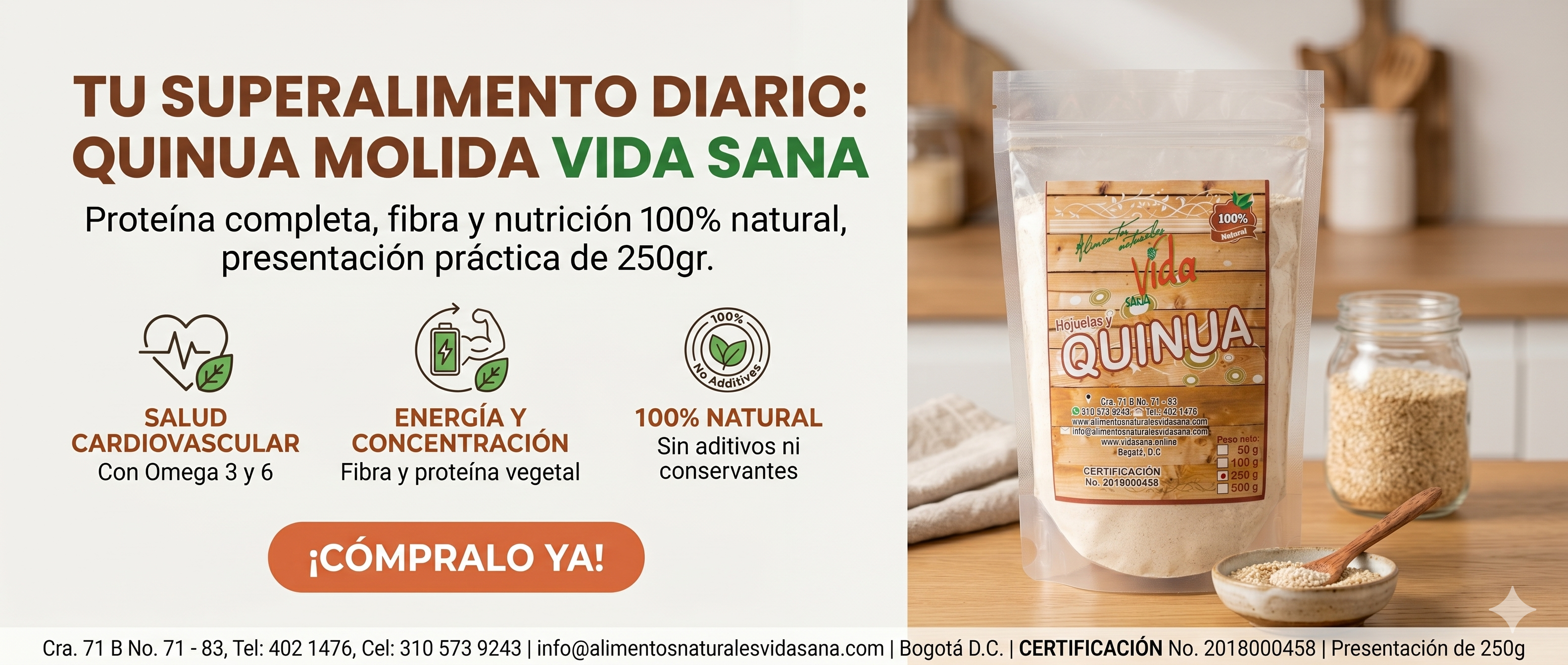 Quinua Molida Vid-San 250g