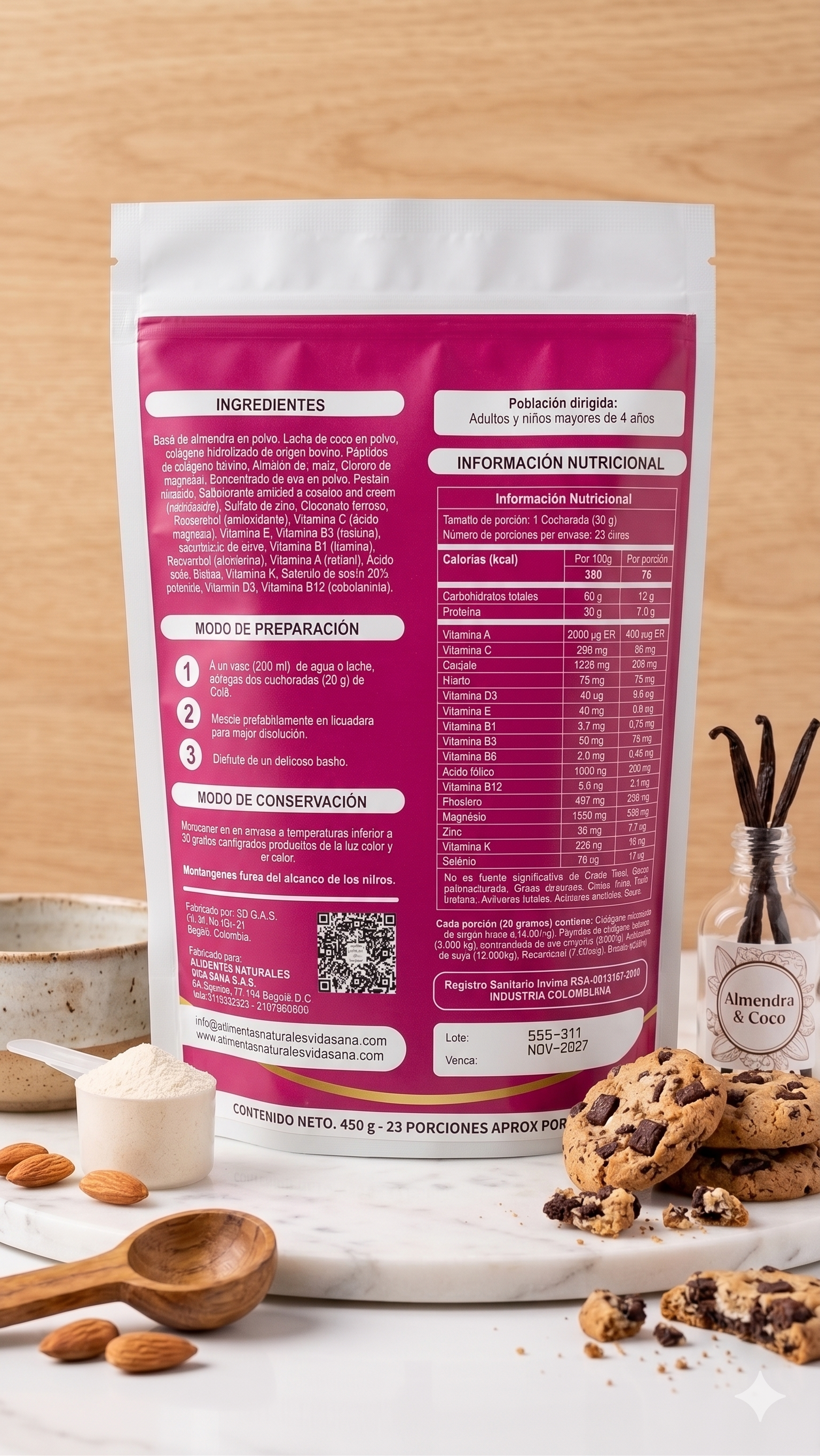 Colageno Bovino Hidrolizado Vid-San 450g