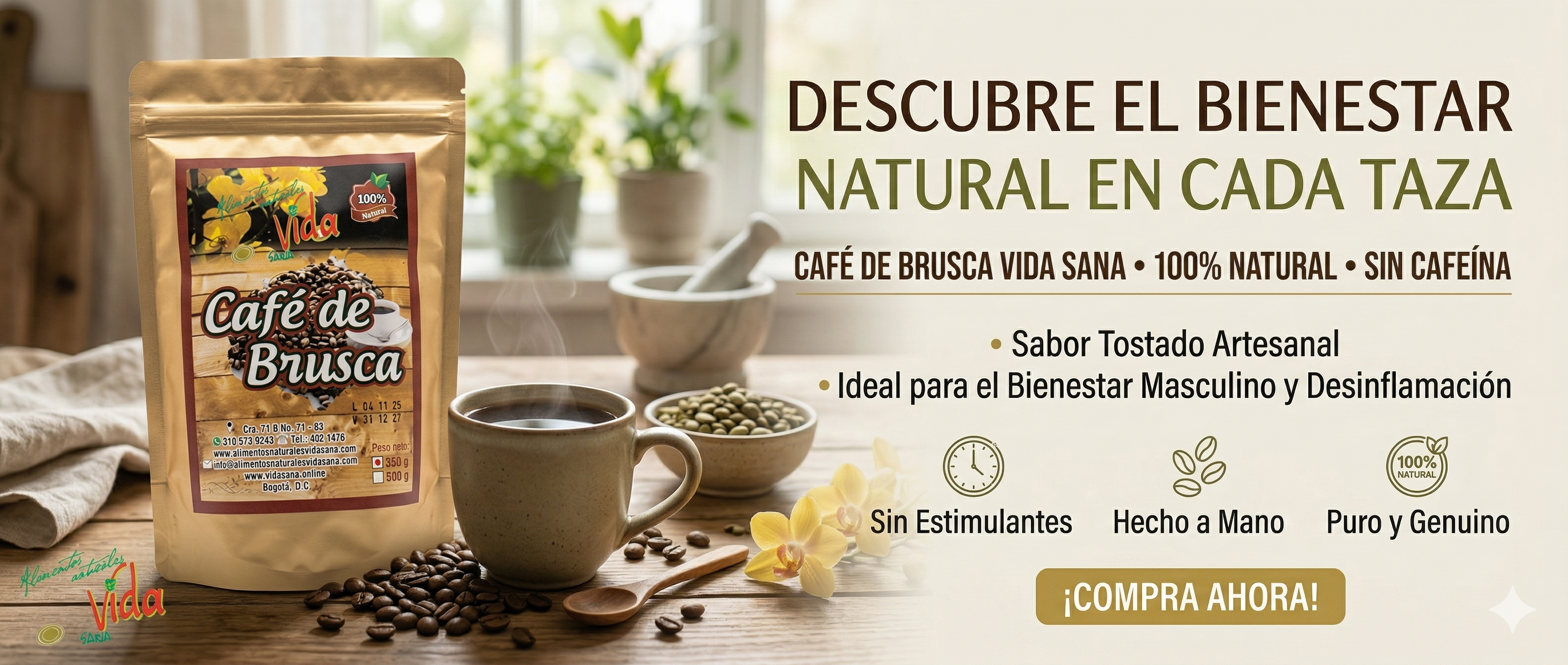 Café de Brusca Vida Sana - 350g