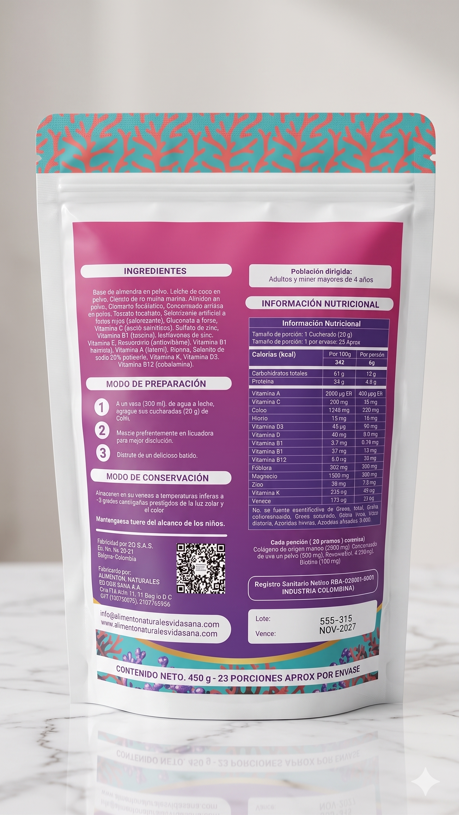 Colageno Marino Hidrolizado Vid-San 450g
