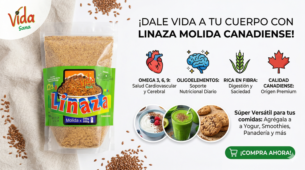 Linaza Molida Canadiense Vid-San 250g
