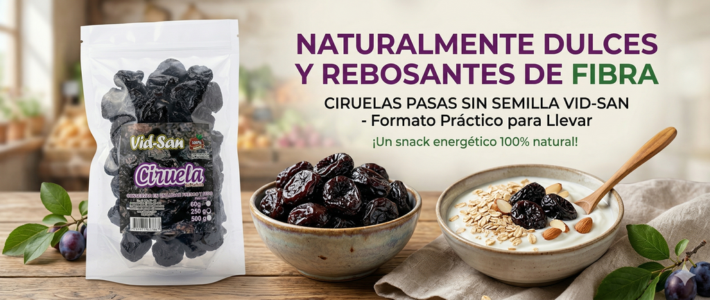 Ciruelas Pasas Sin Semilla Vid-San - 250g