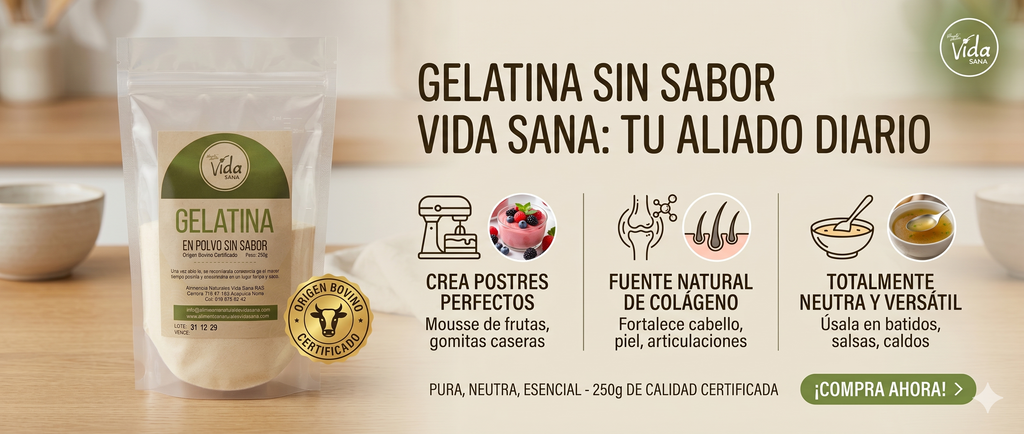 Gelatina Sin Sabor Vid-San de 250g