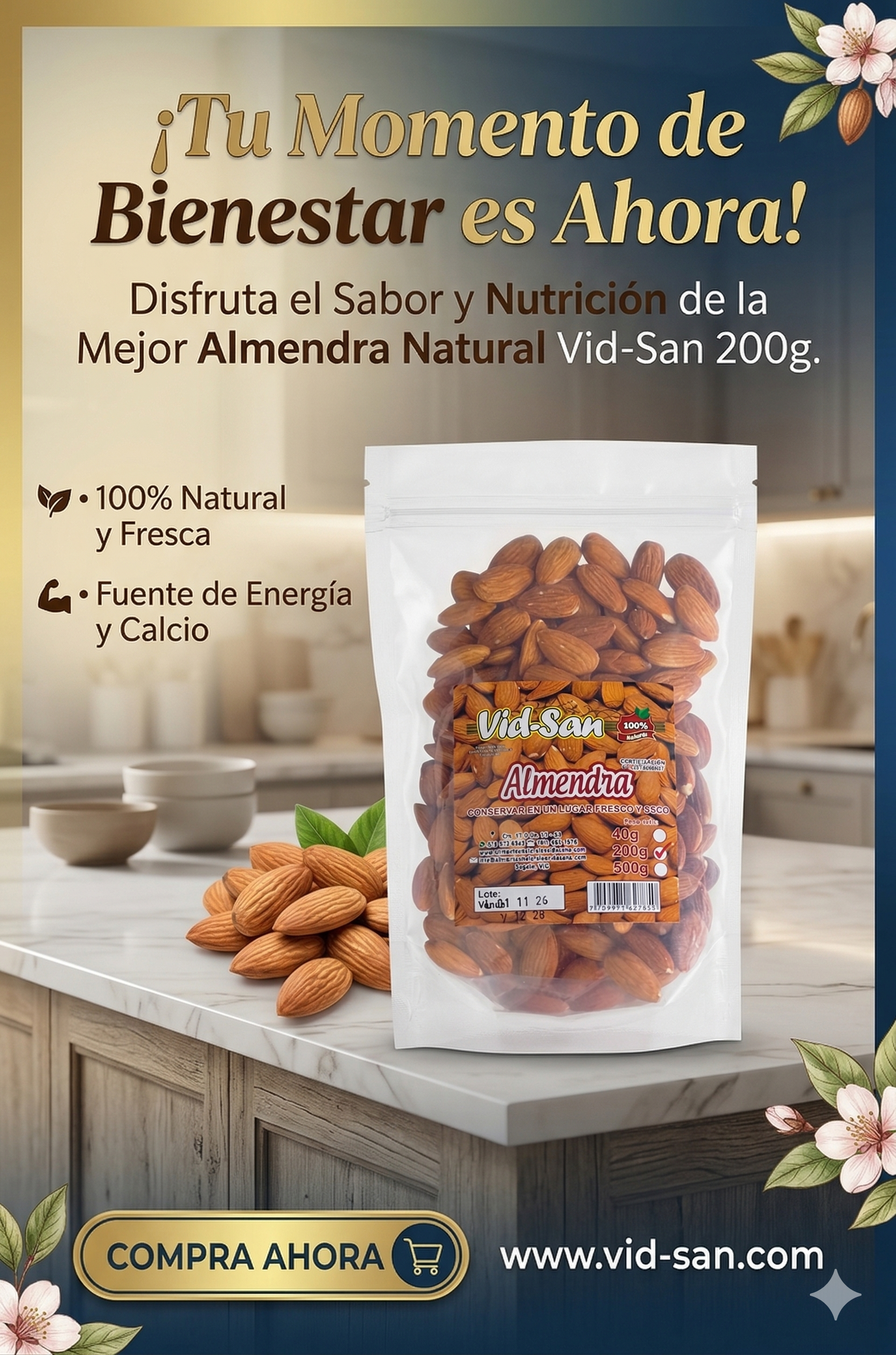 Almendra Natural Vid-San