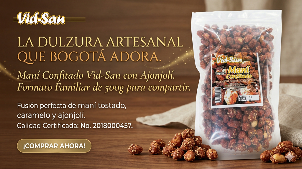 Maní Confitado con Ajonjolí Vid-San 500g
